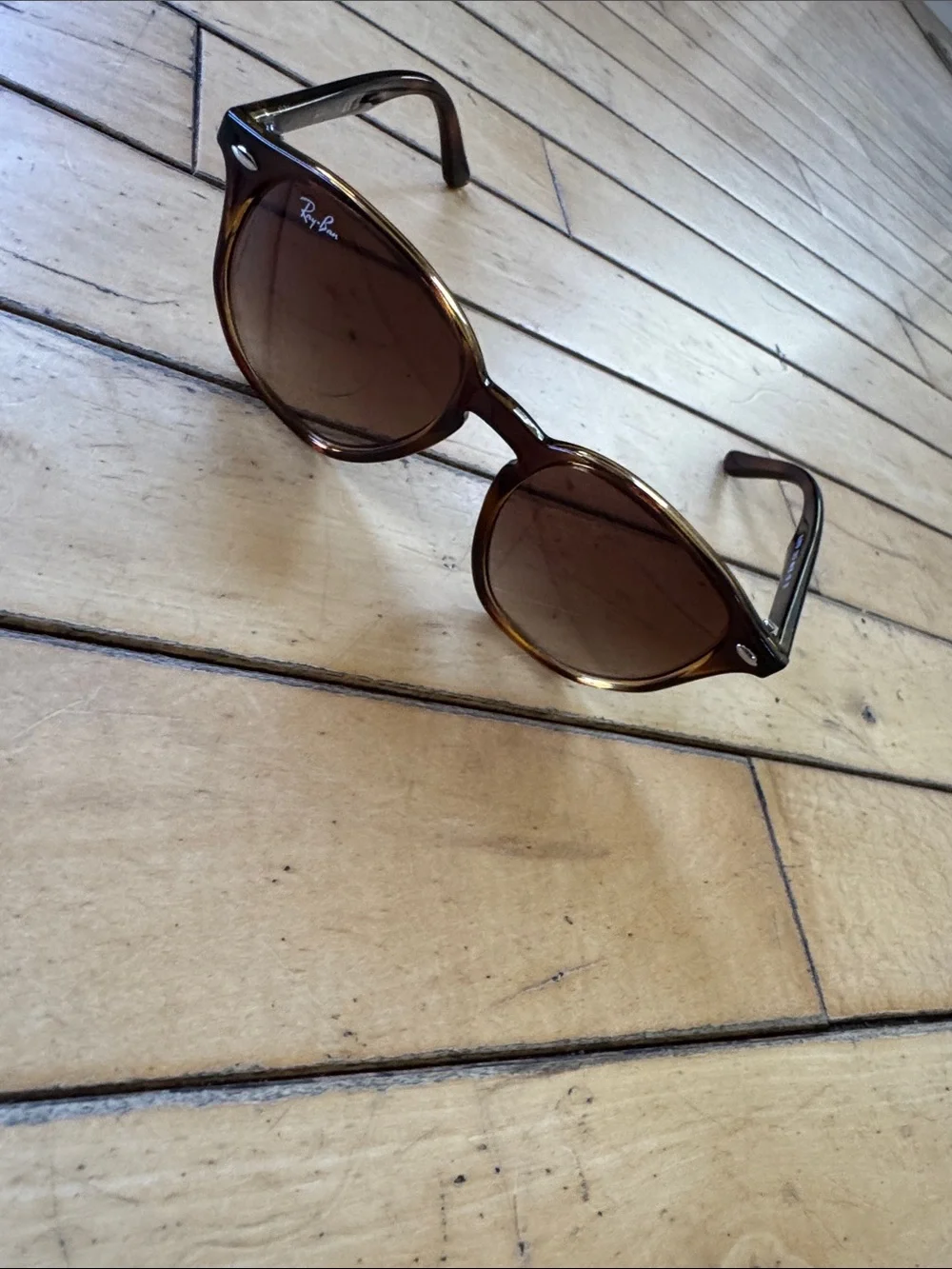 Ray-Ban Brown Tortoise Frame with Brown Lenses Sunglasses